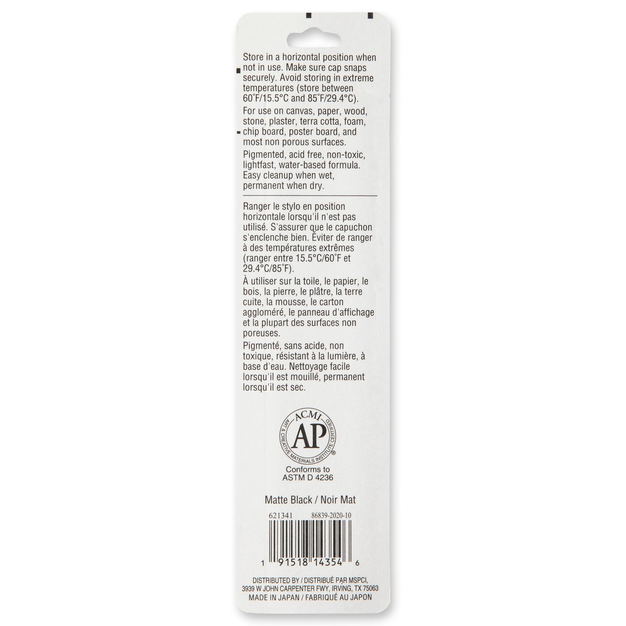Premium Broad Tip Matte Water-Based Paint Pen by Craft Smart